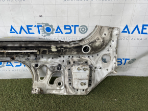 Rear panel Toyota Highlander 14-19 white, burnt