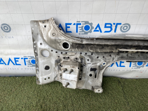 Rear panel Toyota Highlander 14-19 white, burnt