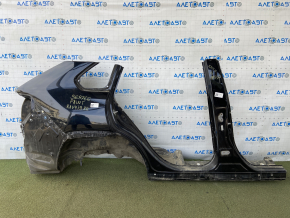 Quarter wing rear right Toyota Rav4 19-20 black, painted, with central pillar, pokes
