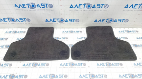 Set of floor mats for BMW X5 F15 14-18 black cloth for 3 rows, for cleaning