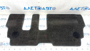 Set of floor mats for BMW X5 F15 14-18 black cloth for 3 rows, for cleaning