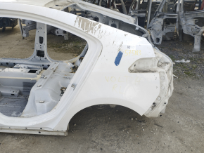 Quarter wing rear left Chevrolet Volt 11-15 on the body, white, pokes