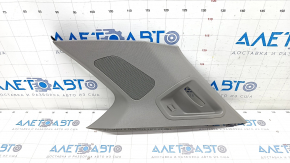 Rear pillar trim rear right BMW X5 F15 14-18 gray GRAU for 3 rows, premium audio