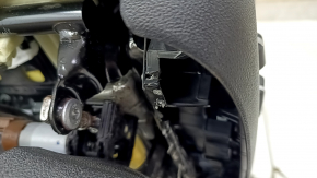 Driver's seat BMW X5 F15 14-18 without airbag, electric, memory, Comfort, leather black Dakota, cracked, broken pad