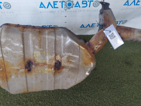 Muffler rear part with barrels Audi Q5 8R 09-17 2.0T with chrome tips, rusty
