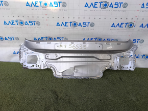 Rear panel Audi A4 B9 17- 2 parts, silver