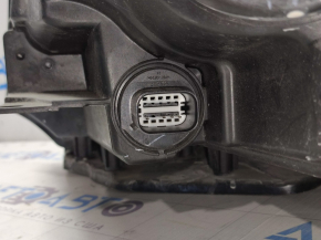 Headlight front right complete Jeep Compass 17-21 halogen, with mount, sand, mount broken