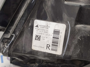 Headlight front right complete Jeep Compass 17-21 halogen, with mount, sand, mount broken