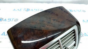 Mercedes W221 center console air duct deflector wood grain, scratches