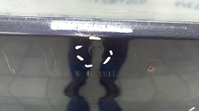 Bare front bumper BMW X5 F15 14-18 for 2 parking sensors, headlight washers, blue A89, scratches, dents