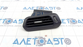 Air duct trim center pillar lower left BMW X5 F15 14-18 black