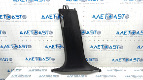 Center pillar trim lower left BMW X5 F15 14-18 black under air duct, scratch