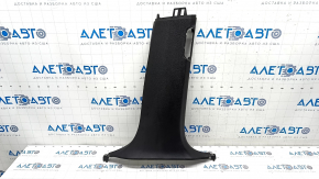 Center pillar trim lower right BMW X5 F15 14-18 black under air duct, scratch