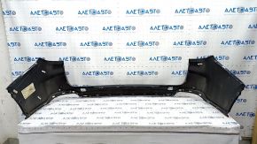Bare rear bumper BMW X5 F15 14-18 Pure Experience and Excellence for parking sensors, blue A89, scratches, crack in mount