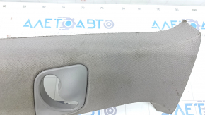 Upper center pillar trim belt left BMW X5 F15 14-18 gray GRAU, for dry cleaning