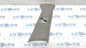 Upper center pillar trim belt right BMW X5 F15 14-18 gray GRAU, for dry cleaning