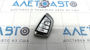 Smart key BMW X5 F15 14-18 4 buttons, scratches, worn