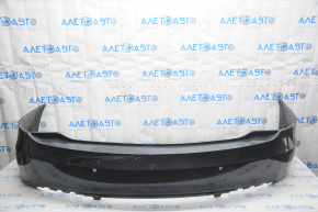 Rear bumper bare Tesla Model S 12-15 pre-rest for 6 parking sensors, graphite