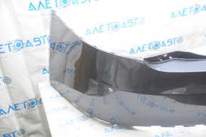 Rear bumper bare Tesla Model S 12-15 pre-rest for 6 parking sensors, graphite