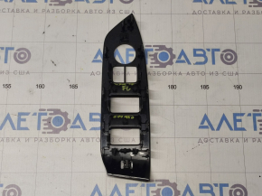 Front left window lift control trim Mazda CX-5 17- black gloss, scratches