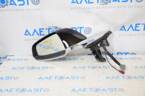 Side mirror left Tesla Model S 12-20 15+1 pins, auto-dimming, heated, black+chrome