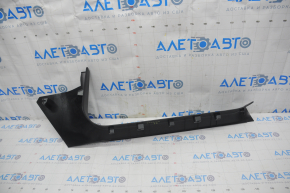Door sill trim front left Tesla Model S 12-15 pre-rest, black, scratches, broken mount