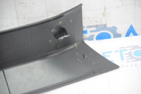 Door sill trim front left Tesla Model S 12-15 pre-rest, black, scratches, broken mount