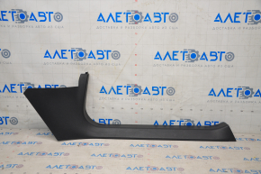 Door sill trim front right Tesla Model S 12-15 pre-rest, black, worn, tear in fastening