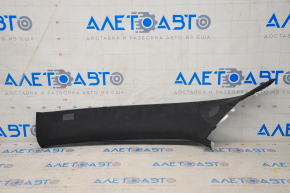 Front pillar trim left Tesla Model S 12-20 black suede, broken mount