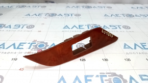 Rear left window lift control trim Lexus RX350 RX450h 10-15 in light wood, worn