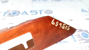 Rear left window lift control trim Lexus RX350 RX450h 10-15 in light wood, worn