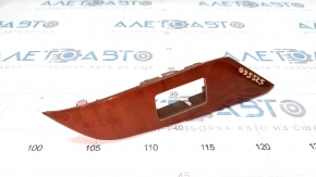 Rear left window lift control trim Lexus RX350 RX450h 10-15 in light wood, worn