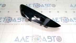 Rear left window lifter control trim Nissan Leaf 11-17 black, glossy, scratches