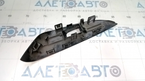 Rear left window lifter control trim Nissan Leaf 11-17 black, glossy, scratches