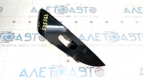 Rear left window lifter control trim Nissan Leaf 11-17 black, glossy, scratches