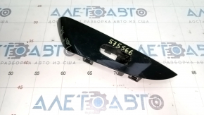 Rear left window lifter control trim Nissan Leaf 11-17 black, glossy, scratches