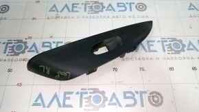 Rear left window lifter control trim Nissan Leaf 11-17 black, matte