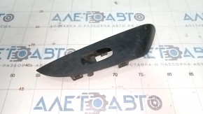 Rear right window lift control trim Nissan Leaf 11-17 black, matte
