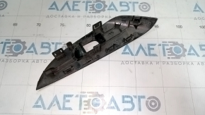 Rear right window lift control trim Nissan Leaf 11-17 black, glossy, scratches