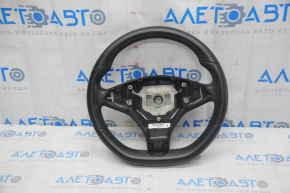 Steering wheel naked Tesla Model S 12-20 leather black, heated, worn