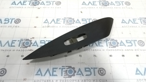 Front right window lifter control trim Nissan Leaf 11-17 black, matte