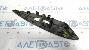 Front right window lifter control trim Nissan Leaf 11-17 black, matte