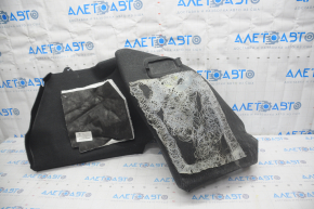 Rear left arch trim Tesla Model S 12-20 black, type 1 tears