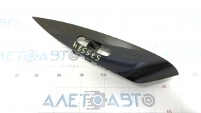 Front right window lifter control trim Nissan Leaf 11-17 black, glossy, scratches