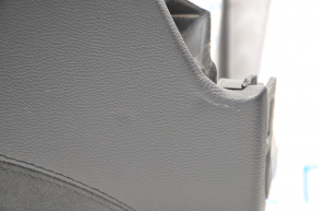 Torpedo front panel with AIRBAG Tesla Model S 12-20 leather black + suede, broken fasteners, scratches