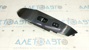 Front right window lift control Mazda 6 13-21 black with backlight, chrome, with overlay, gloss, scratches, auto
