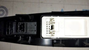 Front right window lift control Mazda 6 13-21 black with backlight, chrome, with overlay, gloss, scratches, auto