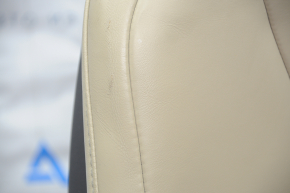 Driver's seat Tesla Model S 12-15 pre-rest, type 2, with airbag, electric, heated, beige leather, worn, for cleaning