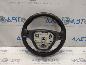 Naked steering wheel Chevrolet Volt 16 - black leather, small bumps, broken chips