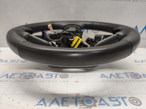 Naked steering wheel Chevrolet Volt 16 - black leather, small bumps, broken chips